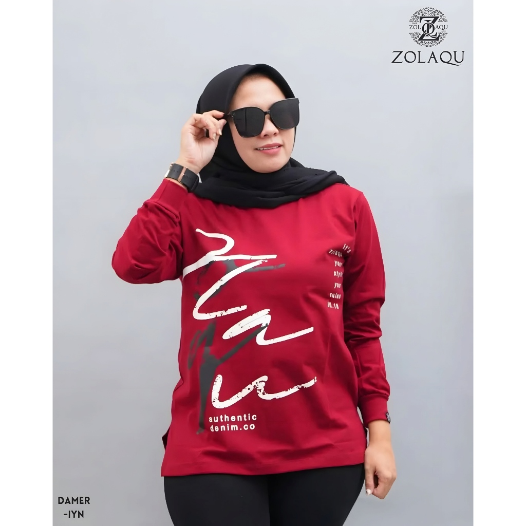 Kaos Zolaqu JUMBO XXL-XXXL Original Cotton Combed 24s / Zolaqu Original OVERSIZE Termurah (COD)