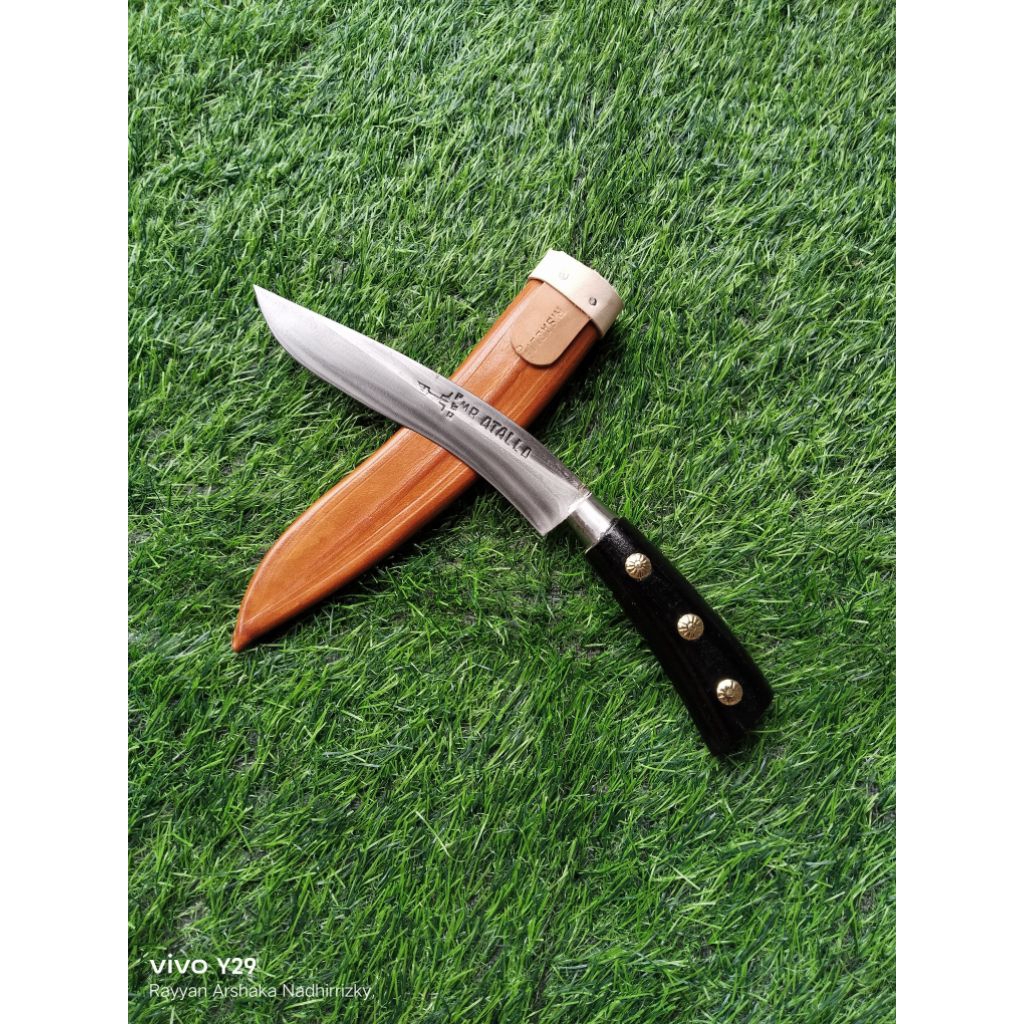 pisau cap garpu per baja asli+bonus sarung