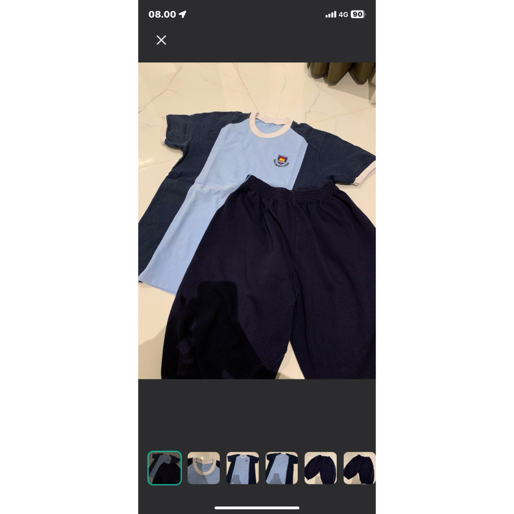 seragam olahraga smp penabur