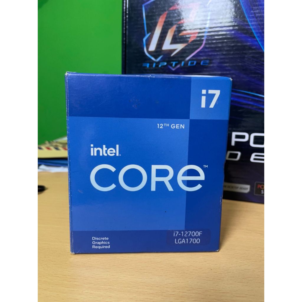 intel core i7 12700F BOX Garansi