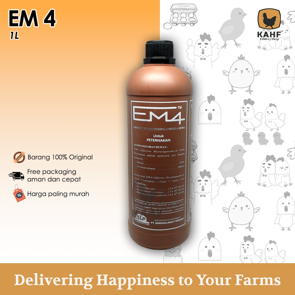 EM4 1 L Probiotik Peternakan