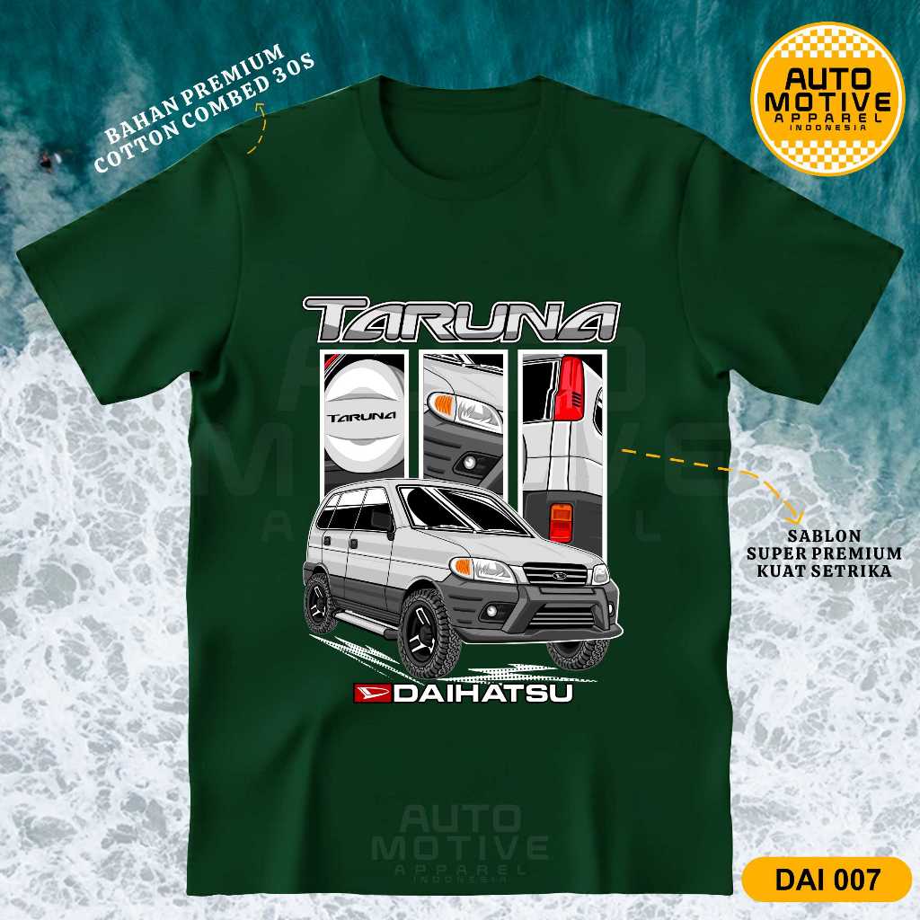 AUTOMOTIVE APPAREL Kaos Taruna Tshirt baju mobil Daihatsu Taruna DAI007