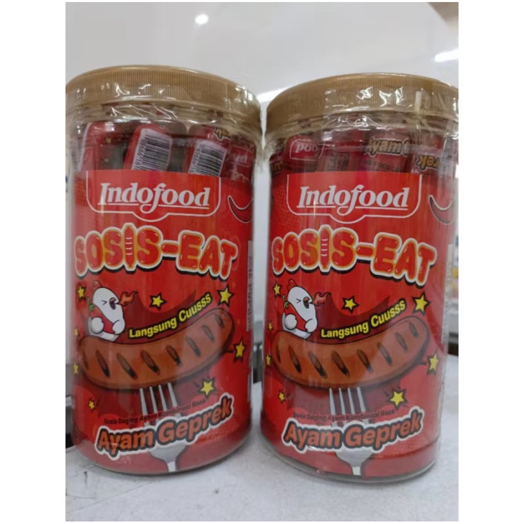 SOSIS INDOFOOD RASA AYAM GEPREK 40 gr isi 17 pcs