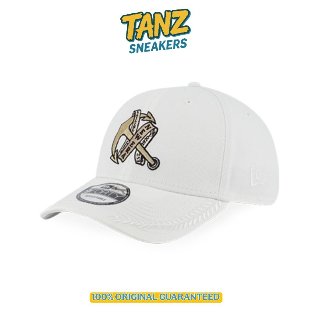 TOPI NEW ERA CAP 9FORTY SAILOR CLUB WHITE GOLD ORIGINAL RESMI BNIP