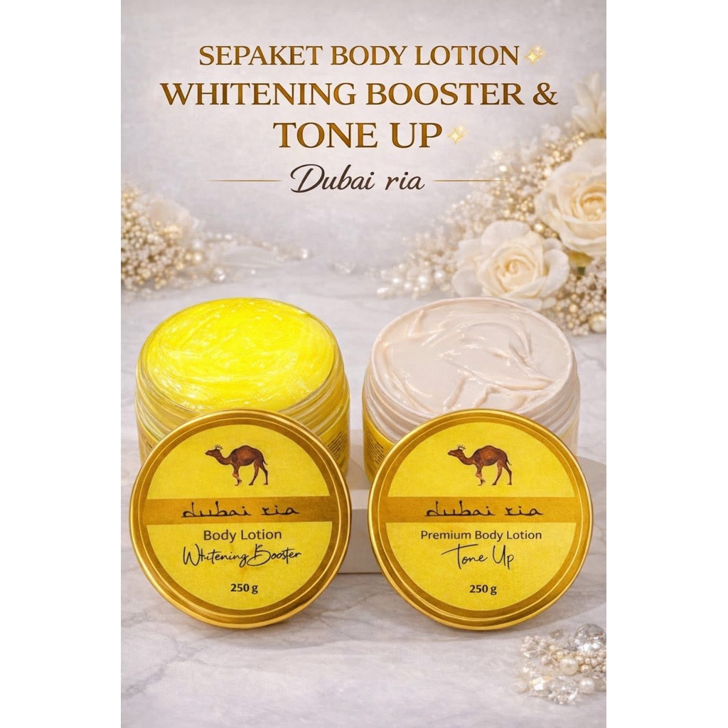 HB DUBAI RIA BOOSTER DAN HB DUBAI RIA TONE UP