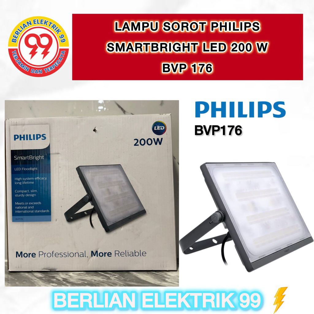 Lampu sorot PHILIPS BVP 176 200watt