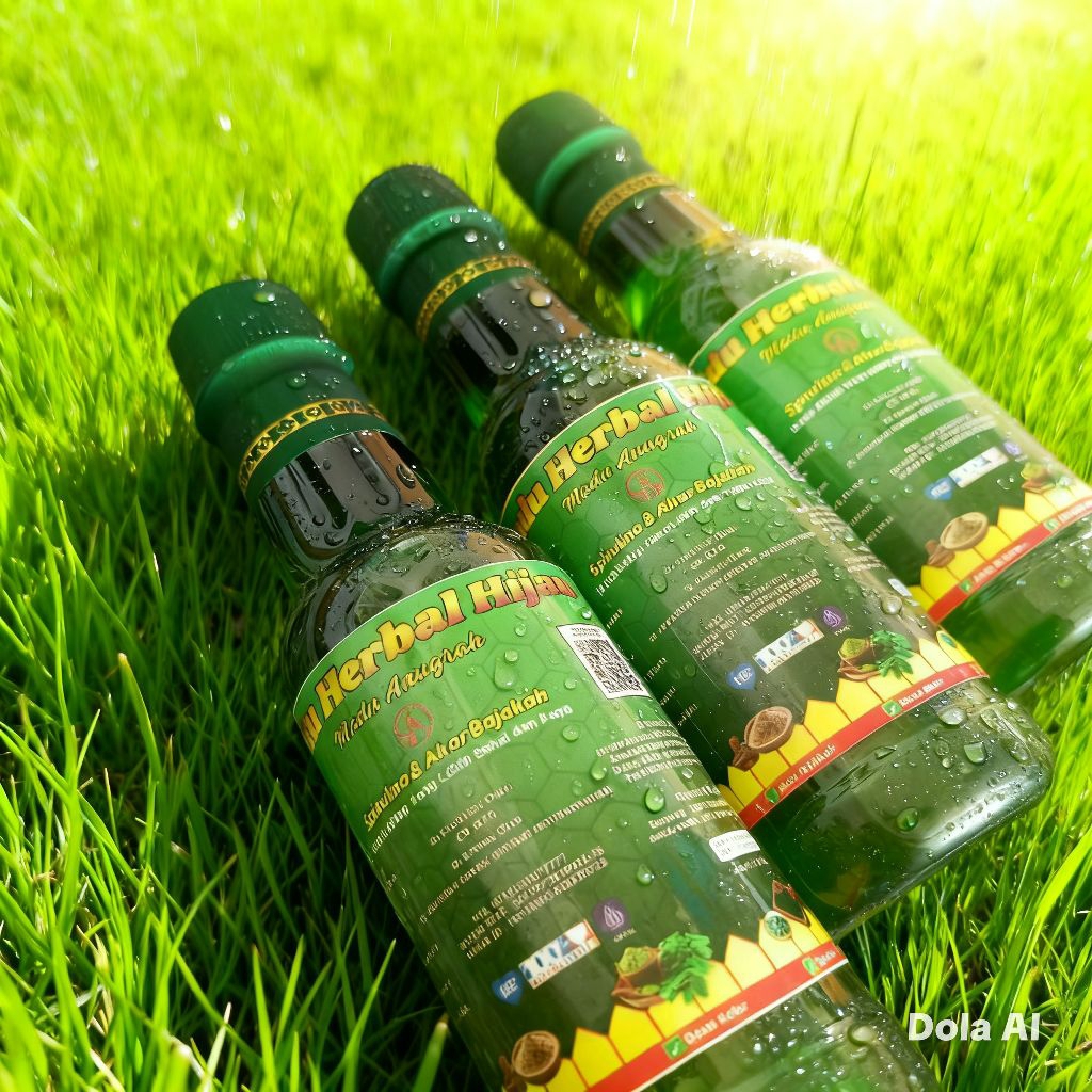 Anugrah Original Madu Herbal Hijau Plus Spirulina & Bajakah 360 gr