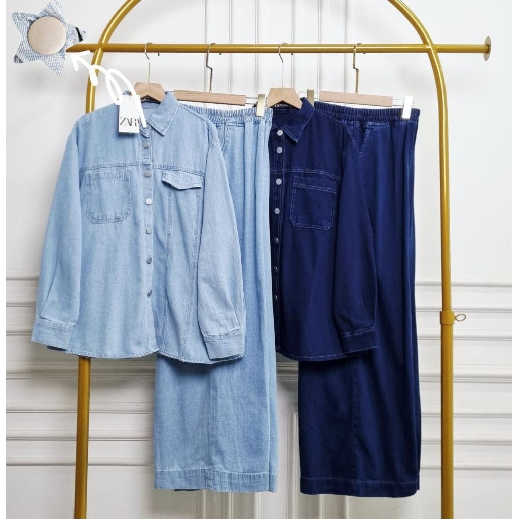 ONESET JEANS PREMIUM ZARA KULOT OVERSIZE