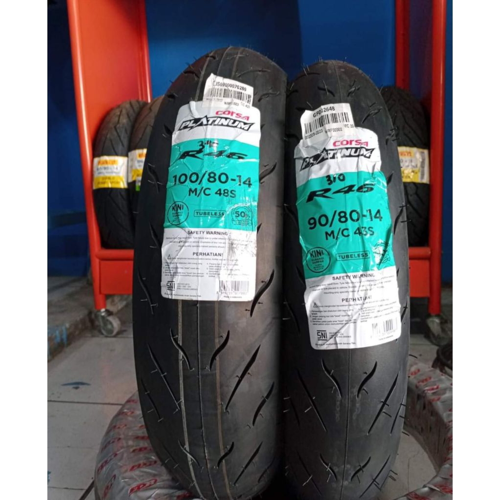 Corsa r46 ukuran 100/80 ring 14 softcompoun