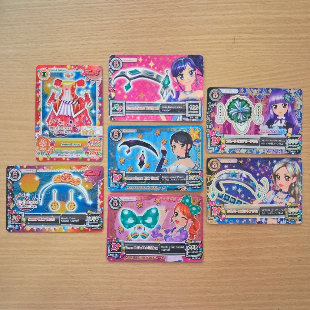 Aikatsu Card - < sumire , rin , shion , michelle > accessory unit