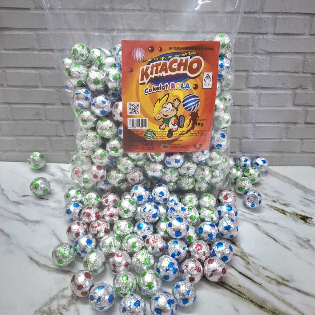 Kitacho Coklat Bola Chocolate Ball Pak 1kg
