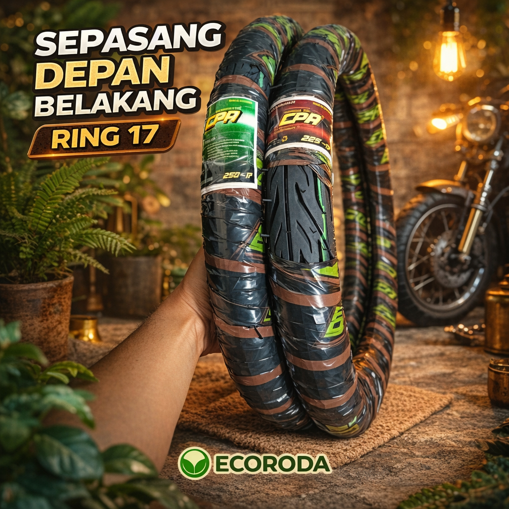 Paket Sepasang Ban Motor Ukuran 225 250 Ring 17 Ban Motor Ring 17 Sepasang 011326 Diskon 50%