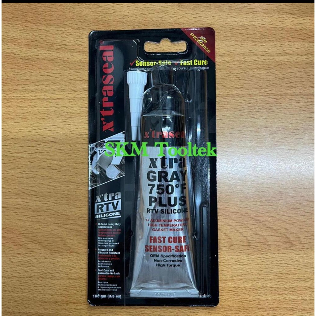 Xtraseal Rtv Silicone Gasket Maker Xtra Gray 750°F Plus (100g)