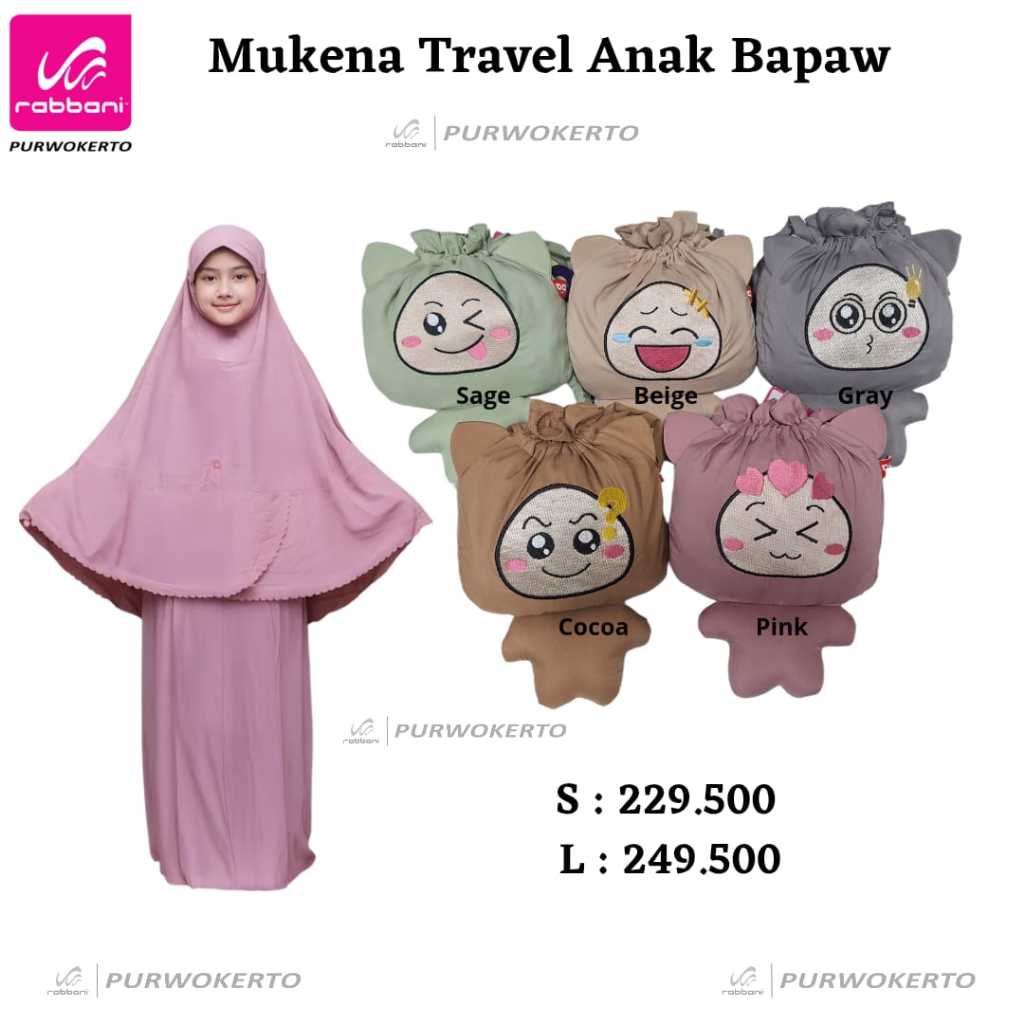 Rabbani - Mukena Anak Bapaw (Ceeny Anak)