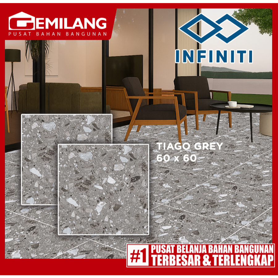 INFINITY GRANIT TIAGO GREY 60 x 60