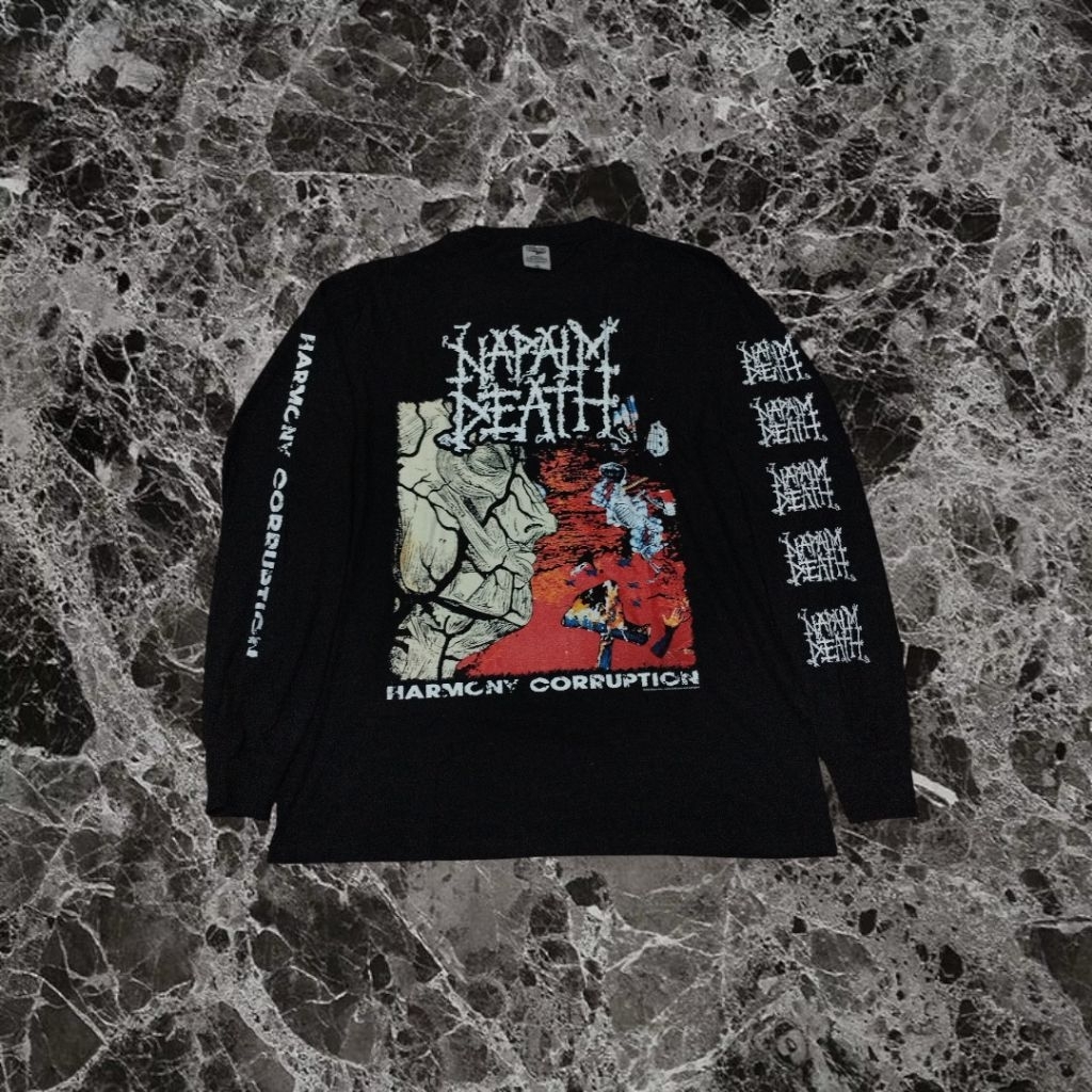 NAPALM DEATH ~ "HARMONY CORRUPTION" LONG SLEEVE