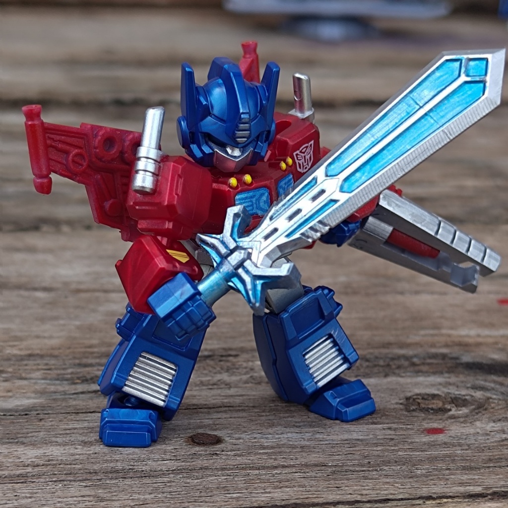 Optimus Prime Secret Arm Cannon Wing Sword Defender