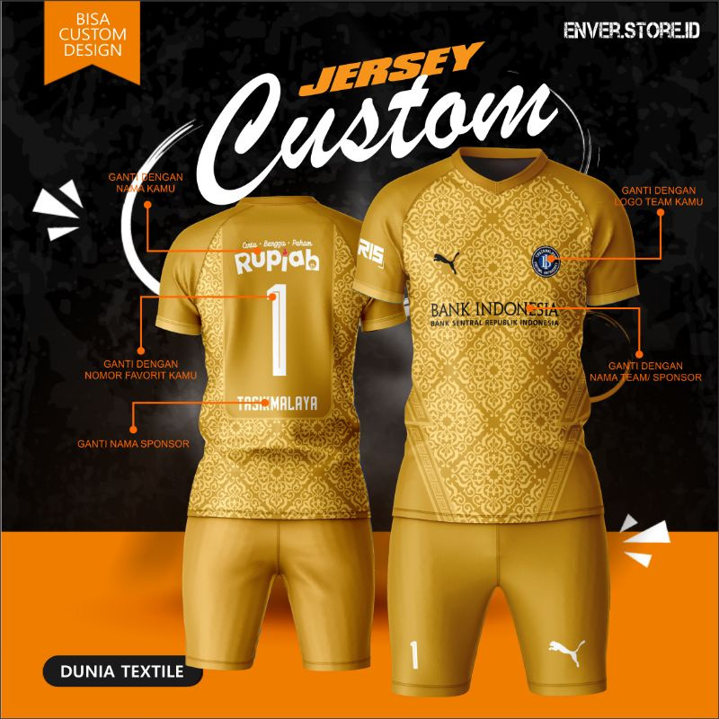 JERSEY BOLA JERSEY FUTSAL  CUSTOM DESIGN MURAH