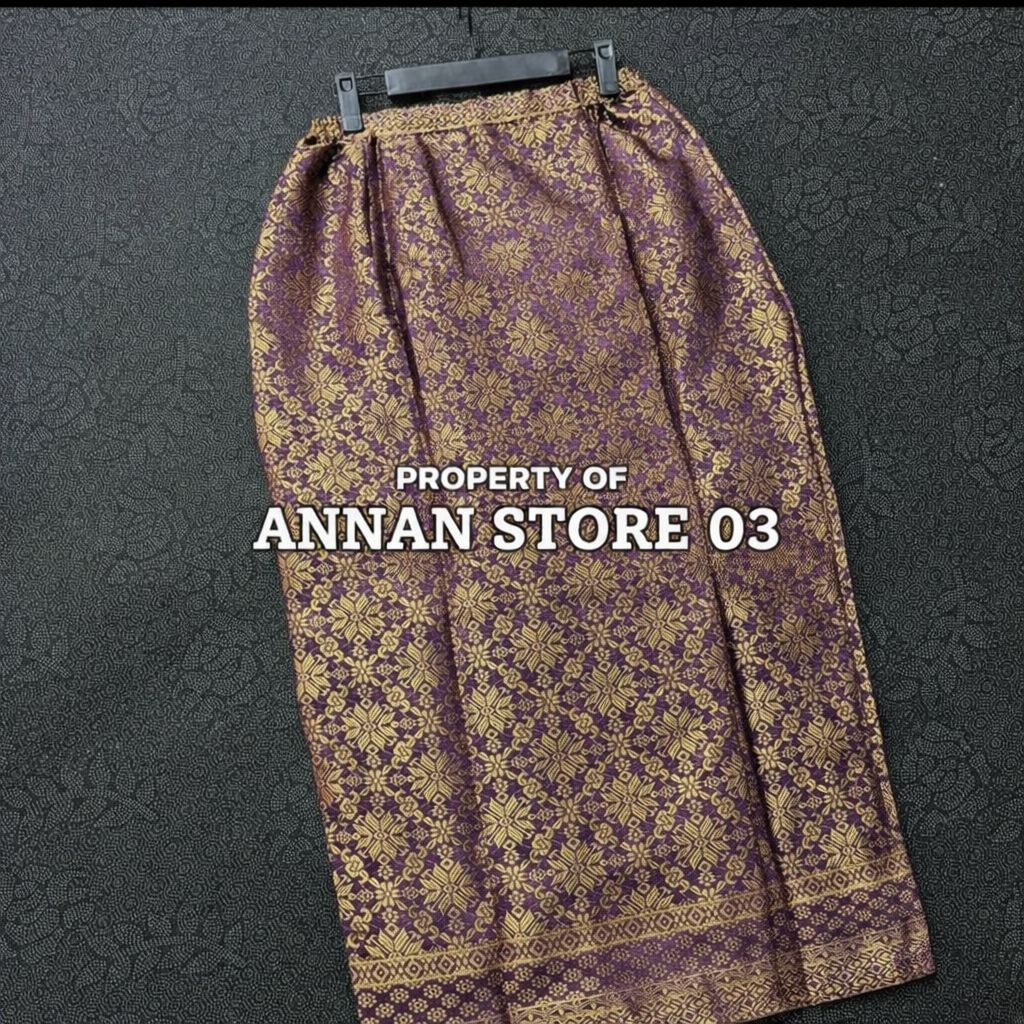 BIG size Rok songket span Jumbo/Rok songket span lansung pakai//Bawahan kebaya songket jumbo motif