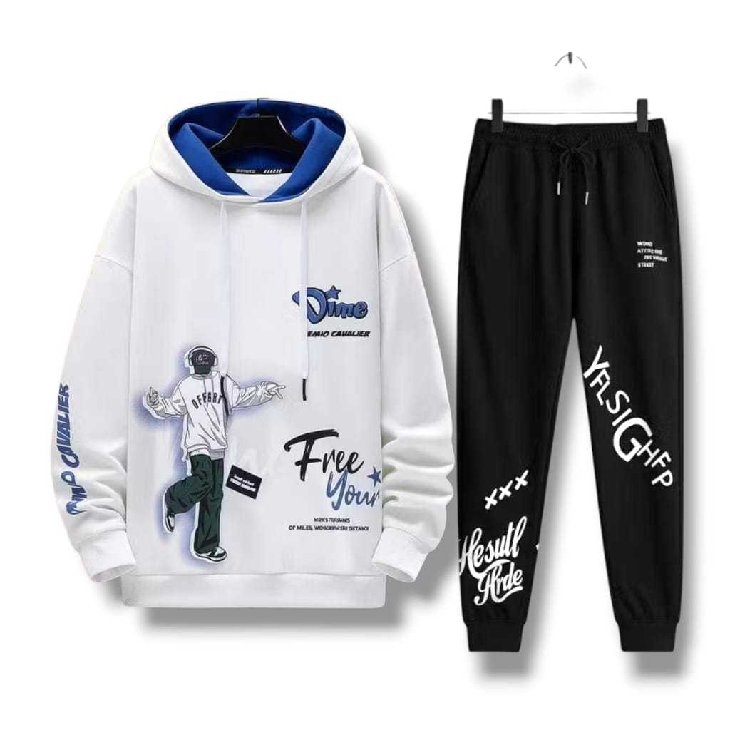 J-HOSE STELAN HOODIE DIME SET BAJU HOODIE JUMPER DAN CELANA JOGGER UNISEX