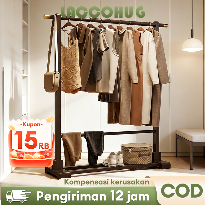 Gantungan Baju/Rak Gantungan Baju Berdiri/Gantungan Baju Kayu/Baju Serbaguna/Berdiri Gantungan Baju