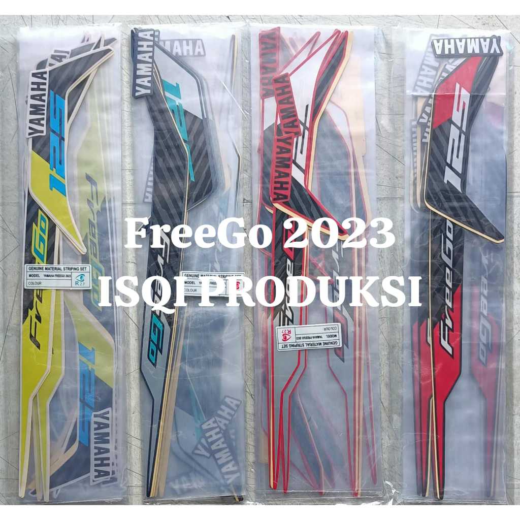 Stiker Motor Yamaha Freego 2023 Kuat Tidak Pudar