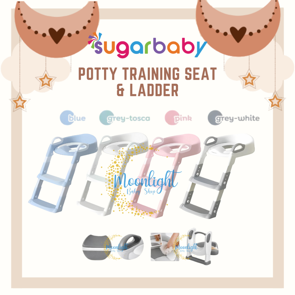 FREE BUBBLE SUGAR Baby Potty Seat Chair Toilet Training Pispot / Potty Ladder Anak / Toilet Duduk