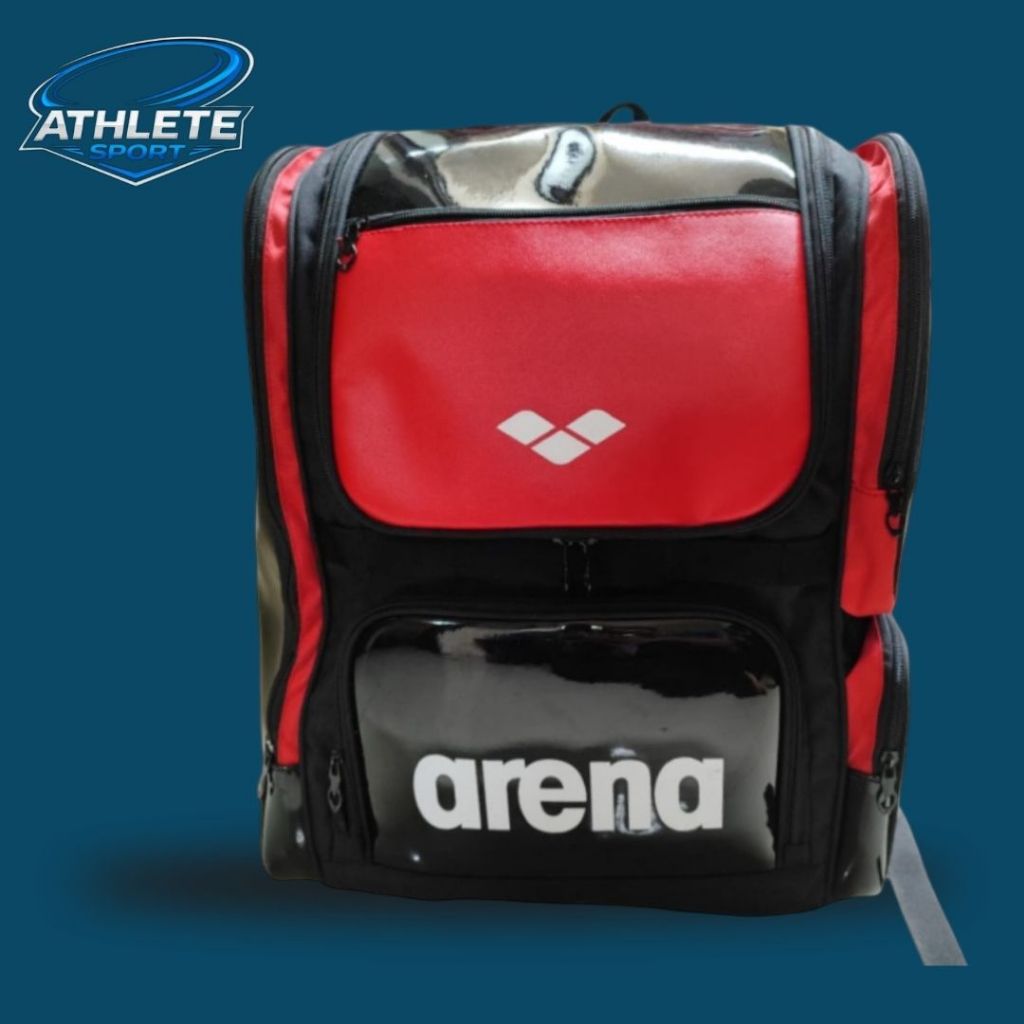 ATHLETE - Tas Renang Ransel Arena Red