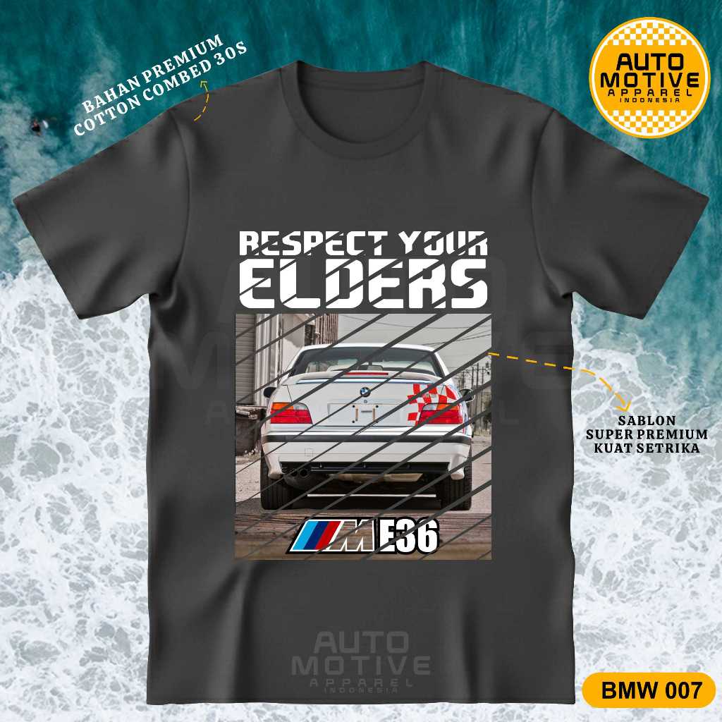 AUTOMOTIVE APPAREL Kaos BMW Tshirt baju mobil BMW BMW007