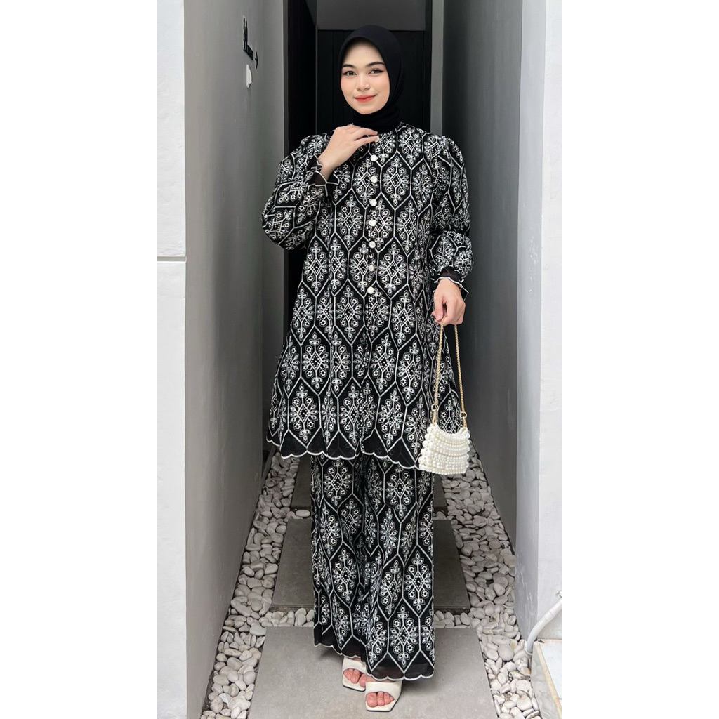 Sabine Set Celana Athayaa Daily oneset wanita original / oneset athayaa / athayaa