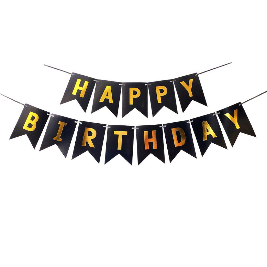 banner huruf happy birthday - banner happy birthday - banner gantung happy birthday