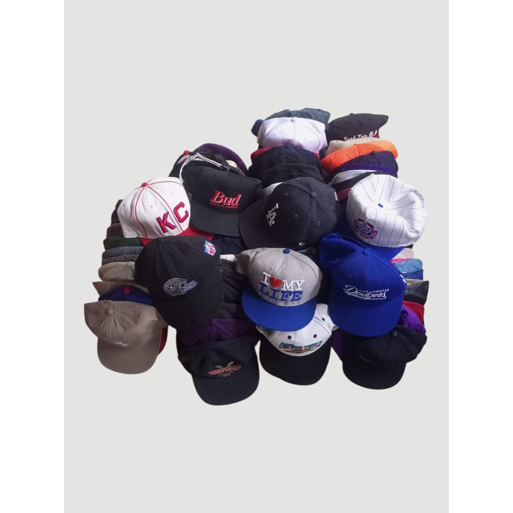 Topi borongan vintage brand mix