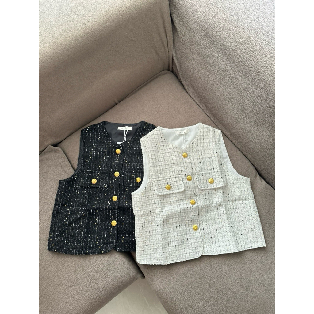 Camille Tweed Top