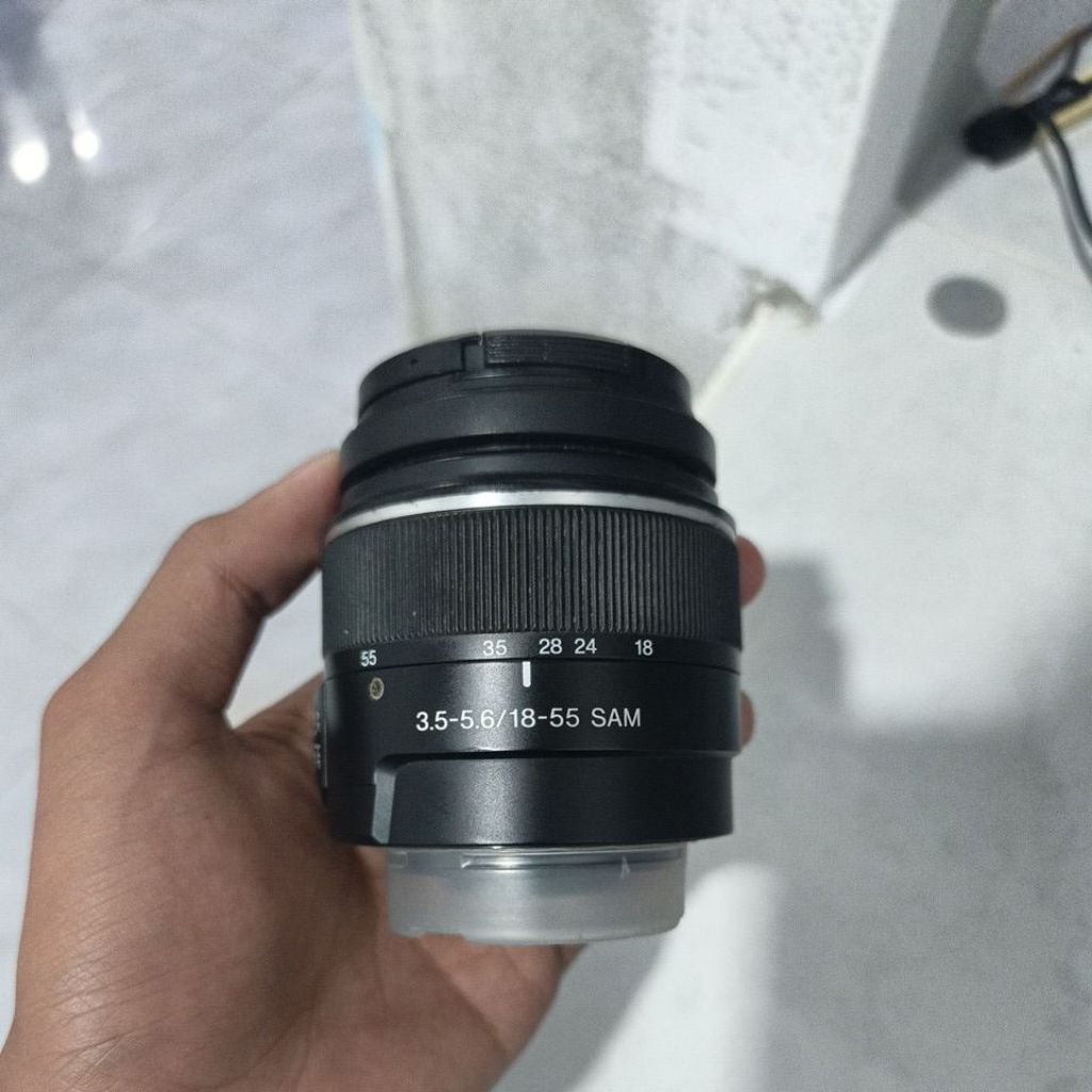 Lensa kit sony 18-55mm SAM Amount