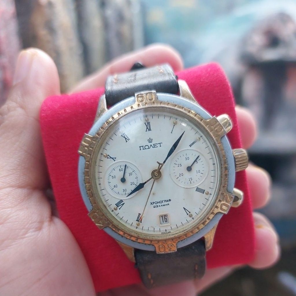 Jam Tangan Novet Rusia Chronograph