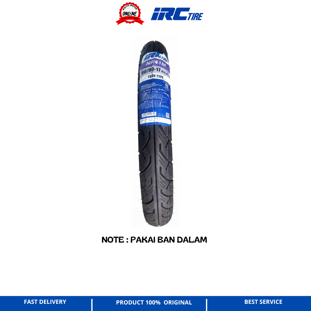 Ban luar 80/90 17 NR41 TUBE TYPE IRC ORIGINAL