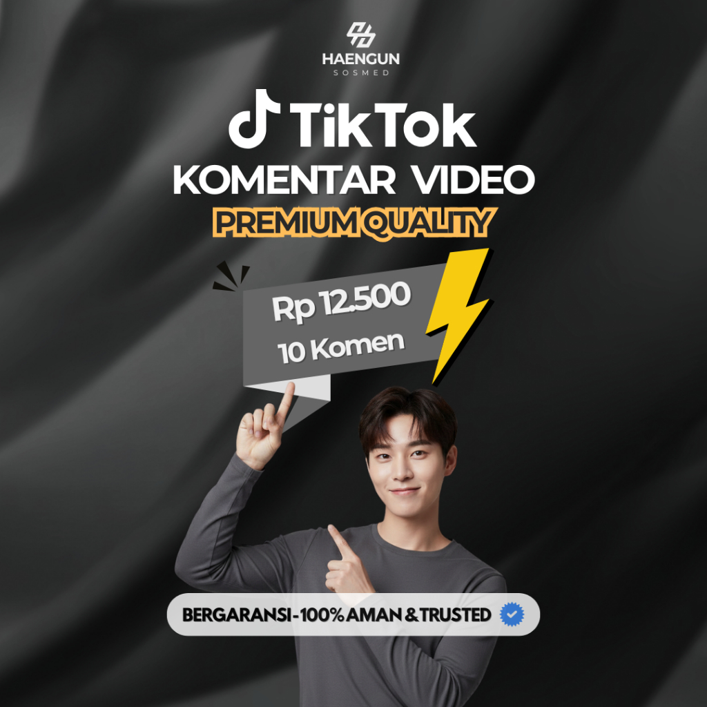 Komentar Tiktok Buzzer Toktok komen Comment indonesia Permanent  - HIGH QUALITY