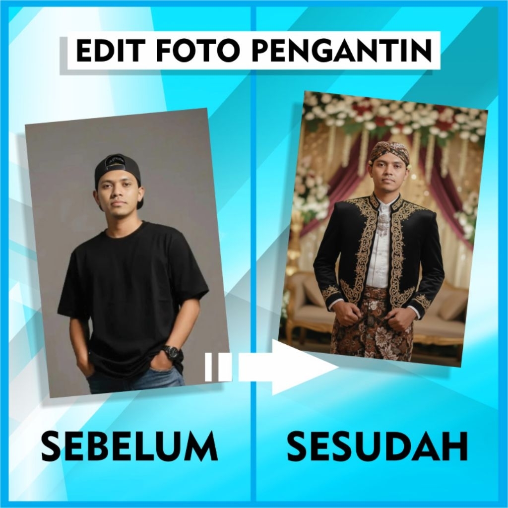 edit foto pengantin
