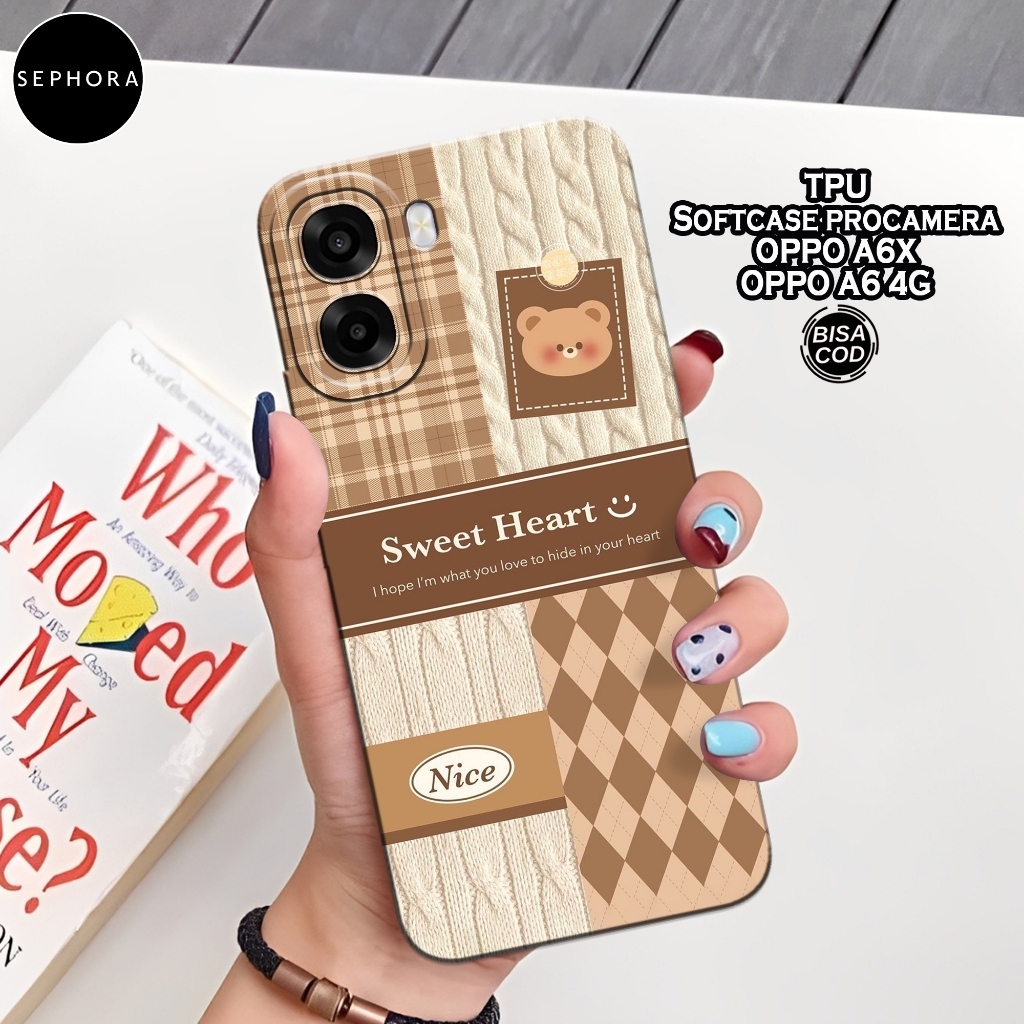 Case OPPO A6X / A6 4G 2025 Terbaru - Fashion Case Lucu - Softcase OPPO A6X / A6 4G - Case Pro Camera