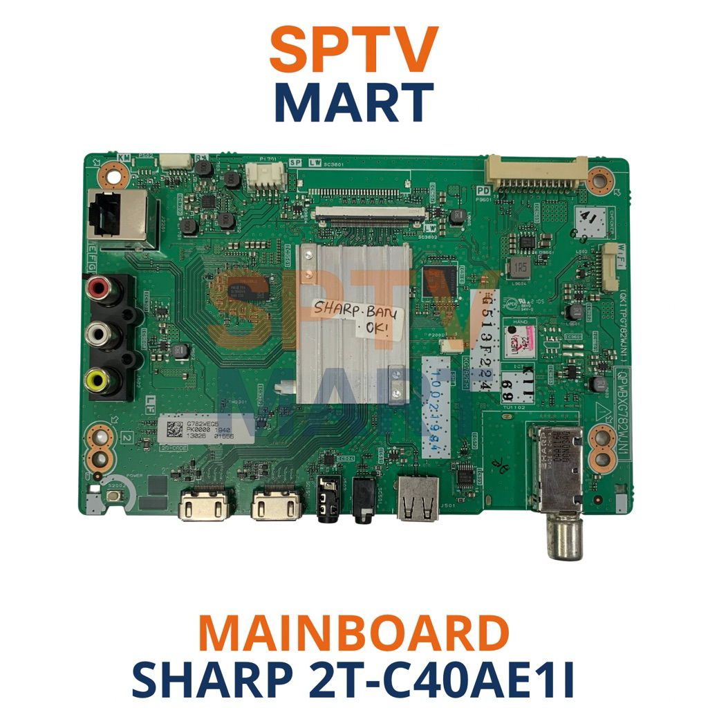 MAINBOARD TV SHARP 2T-C40AE1I – MB SHARP 2T-C40AE1I