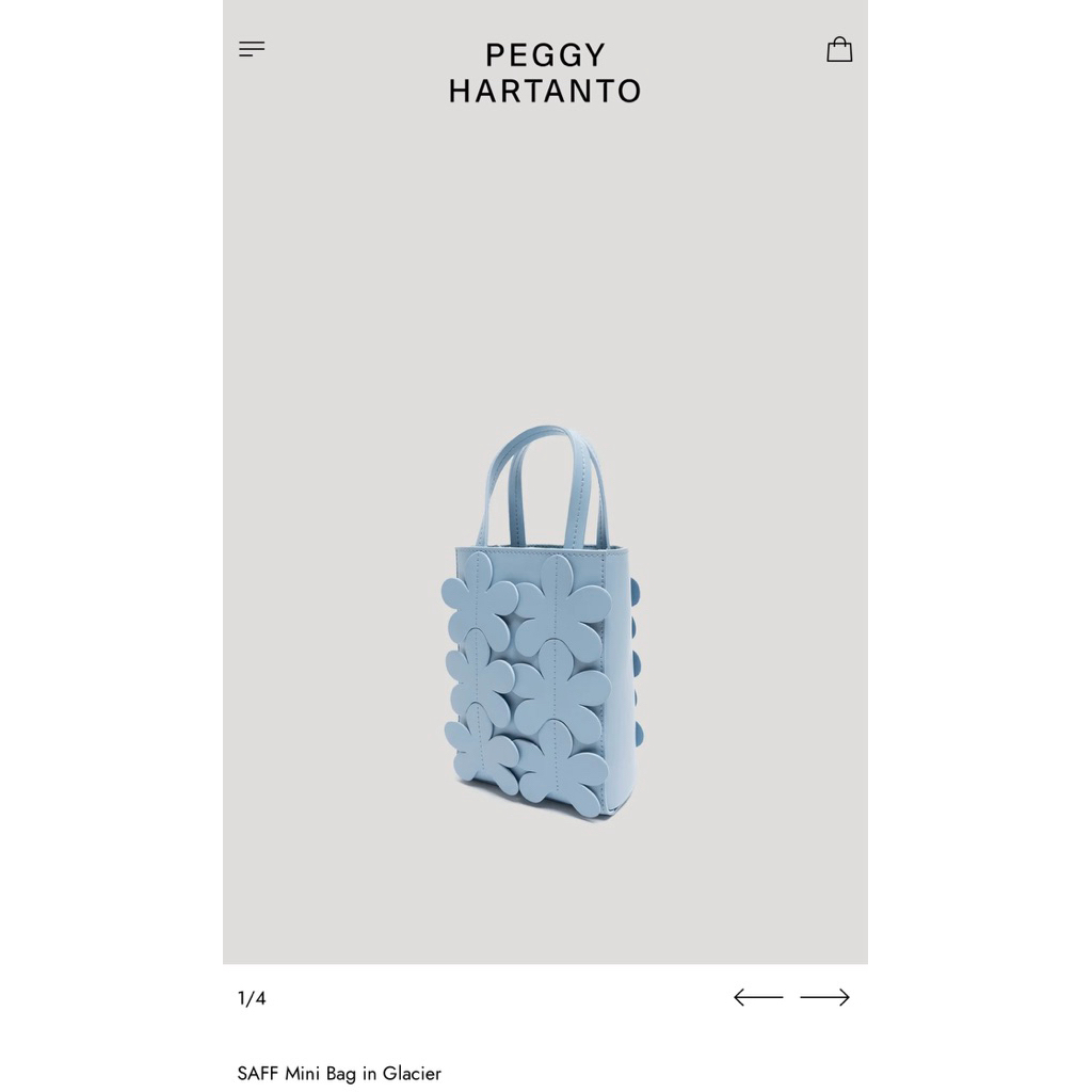 Peggy Hartanto Saff Mini Bag - Glacier