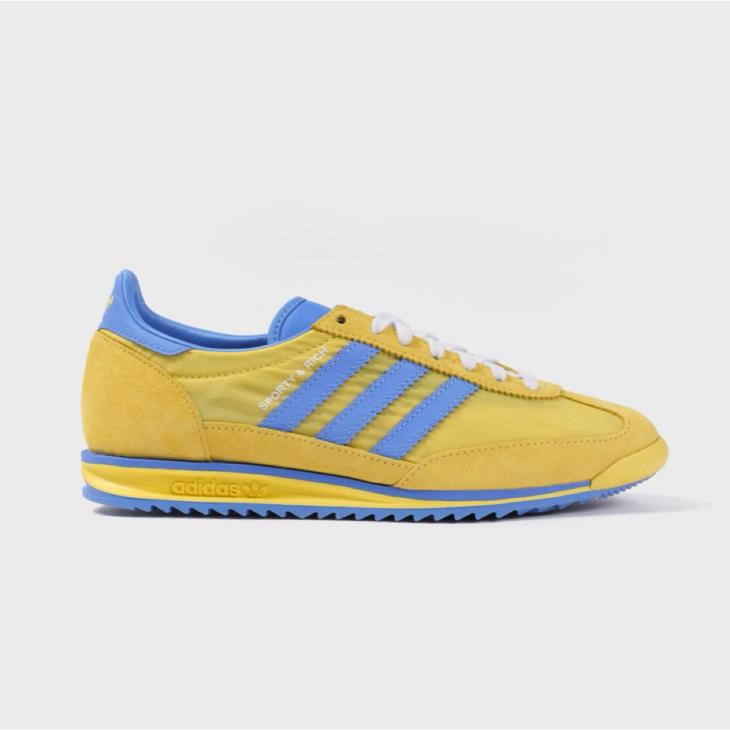 ADIDAS SL 72 OG X SPORTY & RICH SWEDEN PACK YELLOW BLUE BNIB