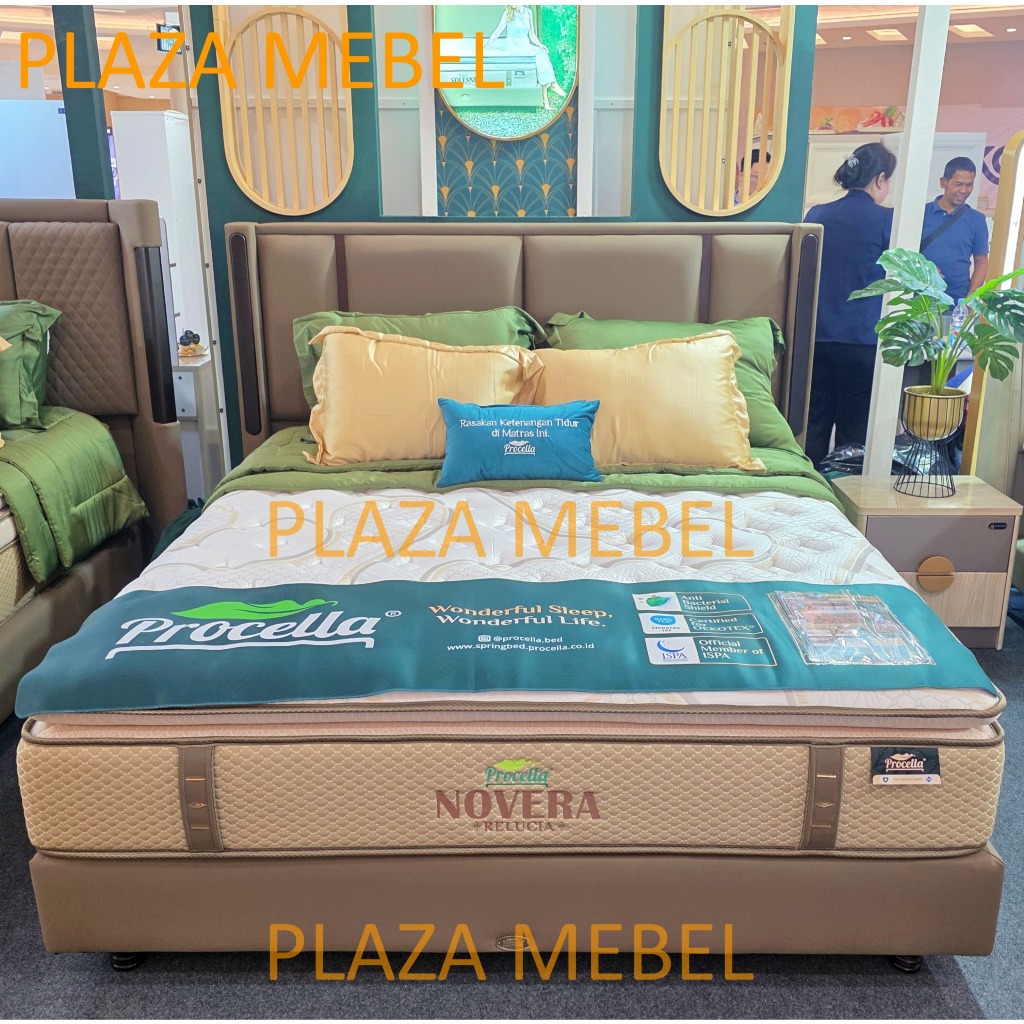 Divan + Sandaran LUNOVA Procella ( TANPA KASUR ) / Bed Divan + Headboard ONLY
