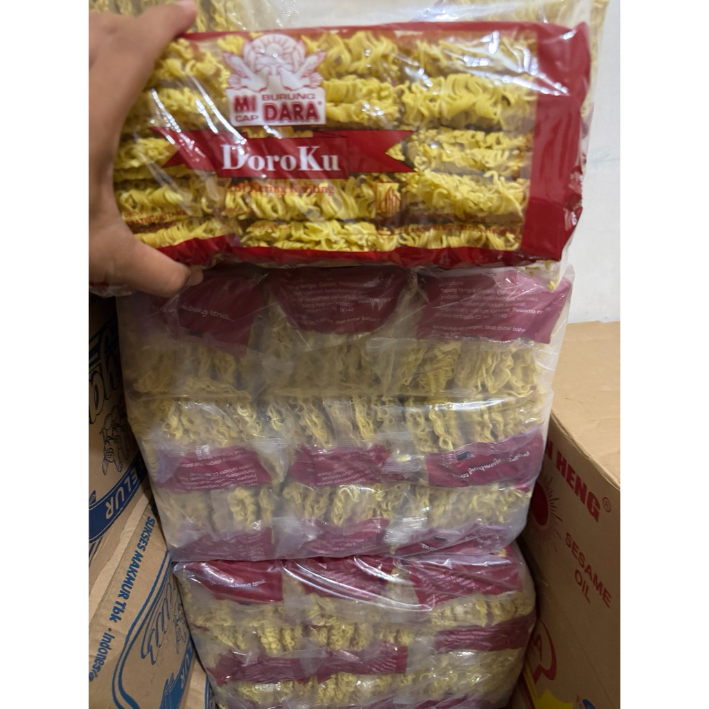 Mie Burung Dara Doroku 1 BALL ISI 10pak / Mie Seblak Mi Nyemek Gurih