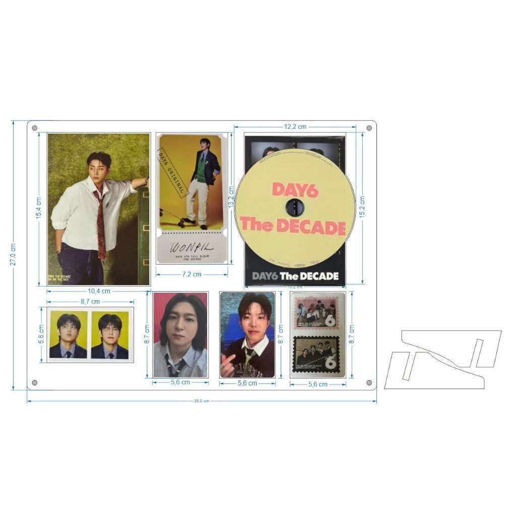 Rak Photocard x CD Custom dominiquenadia_ Dengan Penyangga