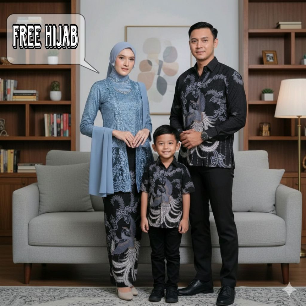 (ADA JUMBO) KEBAYA BATIK COUPLE KINARA BAJU TUNANGAN SERAGAM WISUDA MODERN BAJU MURAH