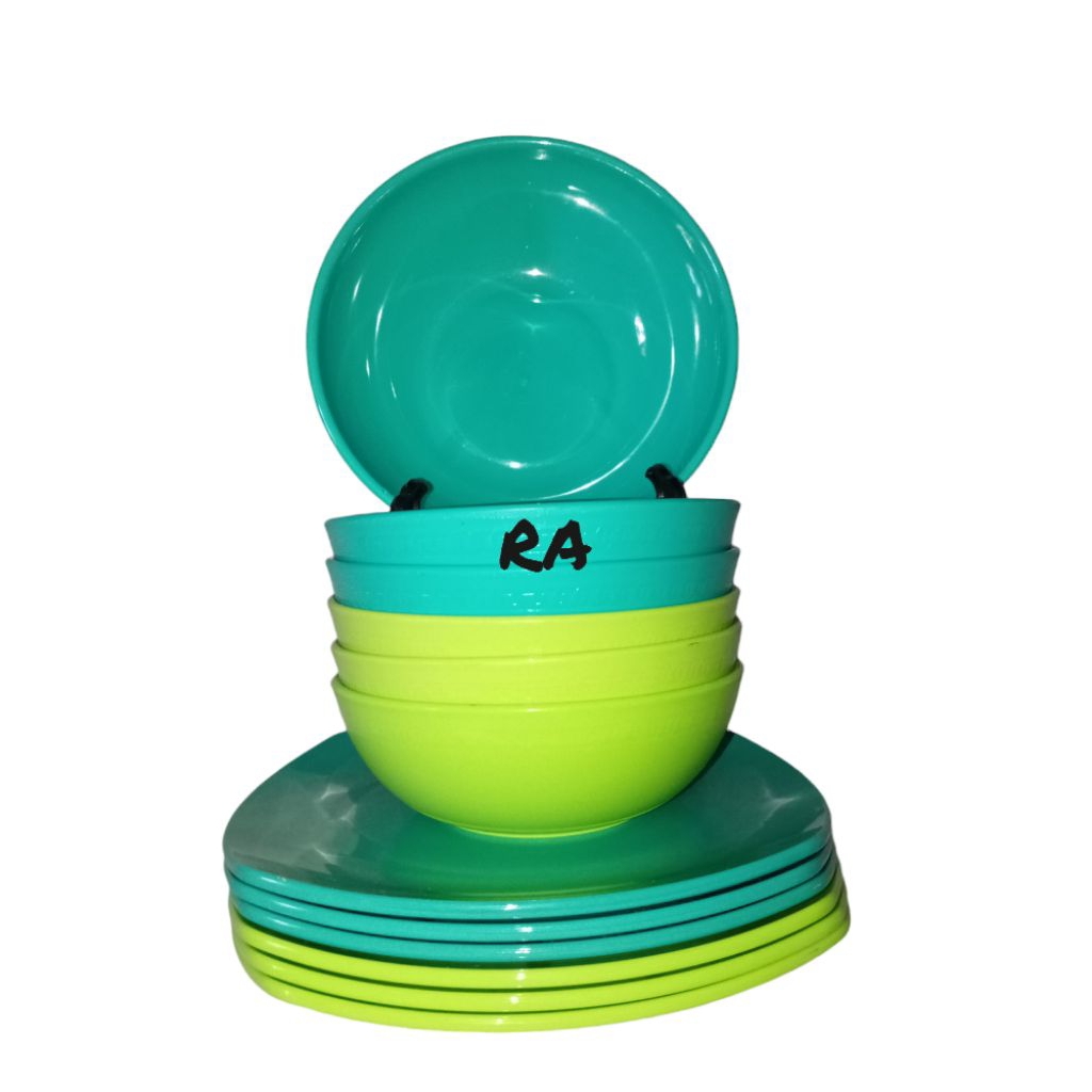 MANGKOK MELAMINE ASLI TEBAL LUSINAN