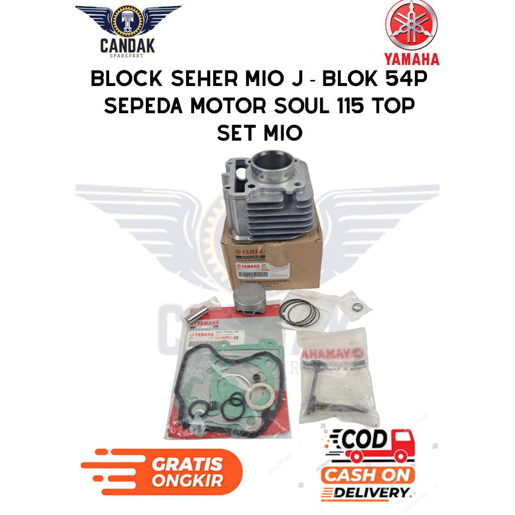 Blok Seher Yamaha Mio J - blok seher soul 115 top set mio 54P original ori