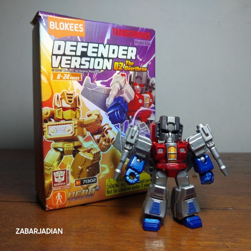 Blokees Transformers Galaxy Defender Version 02 secret starscream
