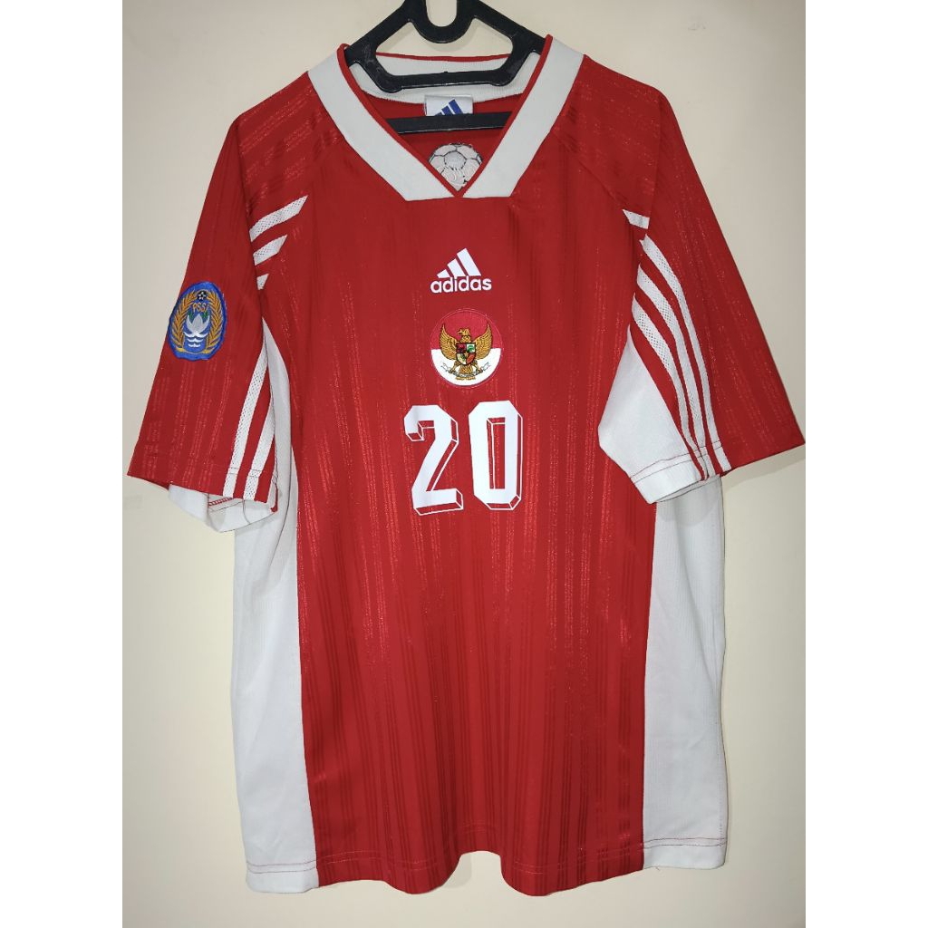 Timnas Indonesia Pra Piala Asia 2000 original template Adidas size XL